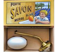 BARBACADO Porte Savon Mural écolier. Pur Végétal. Senteur Fleur de Coton. Fabrication Française.