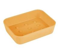 Porte Savon Soft Touch Vitamine 12cm Ocre