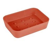 Porte-Savon Soft Touch Vitamine 11cm Terracotta