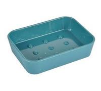 Porte Savon Soft Touch "Vitamine II" 12cm Bleu Émeraude bleu G