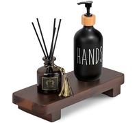 Porte-savon sur pied en bois d'acacia 24,8 x 10,2 cm