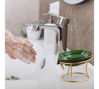 Porte-savon tendance avec drainage efficace pour une salle de bain propre et organisée