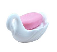Porte-savon tendance en céramique avec cygne blanc