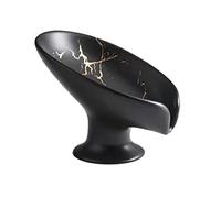 Porte-savon tendance en forme de feuille pour baignoires, comptoir, salle de bains, 13 x 9 x 8 cm