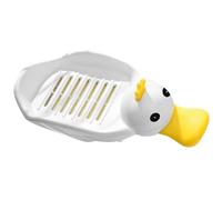 Porte-savonnette Égouttoir Canard Blanc en PP, pour Salle de Bain