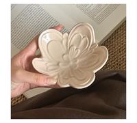 Porte-savons Porte-Savon en céramique Forme de Fleur, Plateau Rangement for Les Mains Porcelaine, boîte for Salle Bain Nouveaux indispensables pour la Maison(Pink)