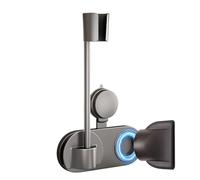 Porte-sèche-cheveux à fixation murale - Fixation Par Ventouse Sans Aucun Perçage | Stand mains libres pour sèche-cheveux | pour salle de bain, chambre à coucher, sur le mur, dans le salon, la maison,