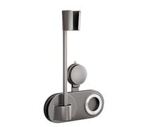 Porte-sèche-cheveux à fixation murale - Fixation Par Ventouse Sans Aucun Perçage,Stand mains libres pour sèche-cheveux - pour salle de bain, chambre à coucher, sur le mur, dans le salon, la maison, l'