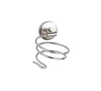 Wenko - Porte sèche-cheveux en métal - Gris mat Gris G