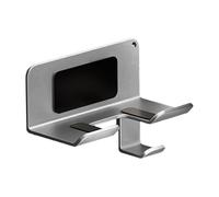 Porte-sèche-cheveux pour salle de bain | Support Adhésif pour Sèche-cheveux et Lisseur | Porte-sèche-cheveux Fixation Murale | pour appartement, , porte de salle de bain, dortoir, gym, maison, hôtel,