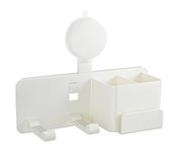 Porte-Sèche-Cheveux Pour Salle De Bain | Support De Rangement Gain De Place | Porte Pour Sèche-Cheveux Et Fer À Lisser | Pour Parfum Peigne Brosse À Dents Dentifrice Rasoir Douche Salle De Bain Maison