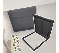 Porte Sécurité Toit, Porte Toit, Lucarne, Plaque Recouvrement Trou Plafond, Résistante Au Vent Et À La Pluie, Solide Et Durable, Pour La Cave, Le Puits(55x55cm/21.6x21.6in)