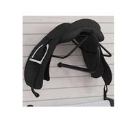 Porte selle mural noir fer