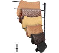 Porte-selle mural VEVOR, porte-selle pivotant avec 6 couches, support peu encombrant pour tapis de selle et couvertures pour organiser la sellerie, matériel d'écurie Accessoires pour remorques