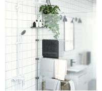 vidaXL Porte-serviette 47 x 280 cm Aluminium