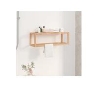 Porte serviette 60x20x20 cm Bois massif de noyer