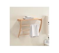vidaXL Porte-serviette 60x25,5x49 cm Bois massif de noyer 350374
