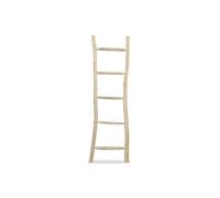 Porte-serviette avec 5 barreaux Teck 45 x 150 cm Naturel