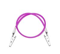 porte-serviette chaîne avec clip Pince à foulard/porte-serviettes/porte-serviettes en corde ressort pour repas en extérieur et fêtes(5PCS-Purple)