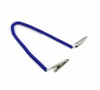 porte-serviette chaîne avec clip Pinces à bavoir chaînes porte-serviettes en bobine pince crocodile extensible pour repas en extérieur et fêtes(Blue)