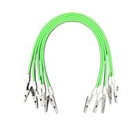 porte-serviette chaîne avec clip Porte-serviettes en acier inoxydable, 5 pièces, pinces à bavoir, chaîne, Clip Silicone, écharpe, porte-serviettes pour repas en extérieur et fêtes(5pcs green)