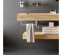 Porte-serviette COMPAKT CHROMÉ 330 x 100 mm - SALGAR 26193