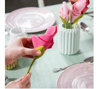 Porte-Serviette de Papier - Peleg Design - Bloom - Vert - 4 Fleurs - Accessoire Original