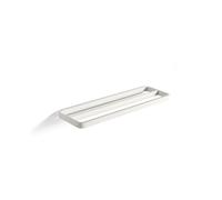 Porte-serviette double Rim Zone Denmark blanc, 44x2.5x12.5 cm