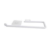 Porte-Serviette en Papier de Cuisine Porte-Mur Multifonction Mural pour Salle de Bain (Blanc)