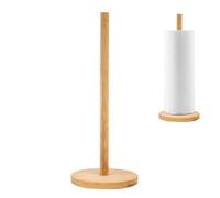 Porte-Serviette en Papier en Bois pour Le Plan De Travail, Porte-Rouleau De Papier en Bois De Comptoir Debout, Rouleaux De Papiers De Style Maison Rustique pour Comptoir De Cuisine