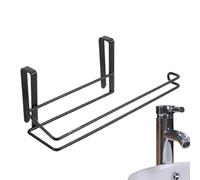 Porte-serviette En Papier - Porte D'armoire Et Support Mural, Påper Töwel Holdeŗ | Pas De Rack De Rouleau De Black En Métal Noir | Organisateur De Suspension De L'installation Facile Pour Salle De Bai