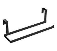 Porte-Serviette en Papier pour la Porte de l'armoire, Pas de Trous pour Forage 10 Pouces Organisateur, métal Robuste pour Cuisine, Salle Bain, RV, fourgonnette / 10 x 2 x 3