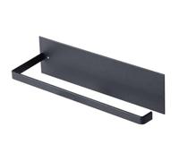 Porte-serviette en papier sous l'armoire avec ruban adhésif, acier en carbone sous l'armoire en papier porte-serviette -support pour salle de bain de cuisine