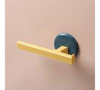 Porte-Serviette étagère de Douche de Douche Porte-Serviette Monte à Serviette de poinçon Adhésive Force Salle de Salle de Bain Porte-Papier Toilette (Couleur: Noir) (D)