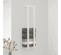 Porte-serviette Étagère Salle de Bain Marron Cire Bois de Pin Massif vidaXL
