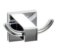 Fackelmann 86751 Porte Serviette Support Serviette Salle de Bain Porte Serviette Salle de Bain, Gris, chromé, Zinc, 8,5 x 5 x 5 cm