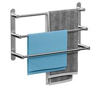 Porte Serviette Salle de Bain, étagère 3 Barres en Acier Inoxydable SUS 304, Barre Porte Serviette Salle de Bain Mural 70 cm, Barres Porte-Serviettes pour Salle de Bain Cuisine Toilettes