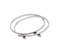 Porte-serviette Sambonet Bamboo Acier argenté 55756-00 Plaqué Argent