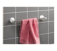porte-serviette ventouses 1 barre metal l47cm G