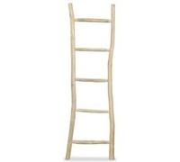 Porte-serviette - VIDAXL - 5 barreaux - Teck massif - 45 x 150 cm - Naturel Beige G
