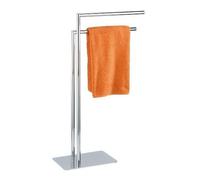 Porte-serviette - WENKO - Recco - 2 barres - Acier - Chromé - 48x80,5x20 cm