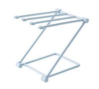 Porte-Serviettes, 20 x 16 cm Support Gant Toilette, Support de Rangement Vertical Pliable pour torchons, Support de Séchage de Torchon de Comptoir, pour Salle de Bain, Cuisine, lavabo (Bleu)