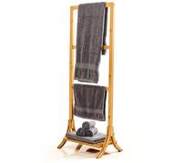 Porte-serviettes 3 barres 40 x 104,5 x 27 cm Aspect échelle bambou