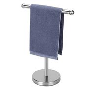 Porte-Serviettes à Main avec Base lestée Lourde, Support pour Serviette de comptoir pour Salle de Bain, Acier Inoxydable SUS304 (argenté brossé)