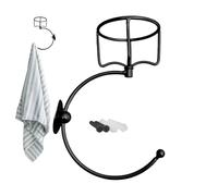 Porte-serviettes à main - Porte-serviettes mural de salle de bain | Installation pratique, anneau de main de maison de campagne monté sur le mur de la cuisine vintage pour porte, entrée