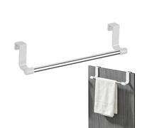 Porte-serviettes à suspendre au-dessus de la porte de l'armoire, crochet en acier inoxydable sans perçage pour serviettes | Porte-serviettes de cuisine pour portes d'armoire, pour la porte d'armoire