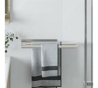 Porte-serviettes Acier inoxydable Décor de salle de bain mural vidaXL vidaXL