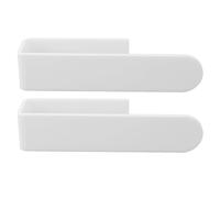 Porte-Serviettes Auto-adhésif en Acrylique, Anneau Porte-Serviettes en Forme de U Peu Encombrant pour Salle de Bain, Cuisine, Camping-Car, 20x4,5x4,5 Cm (White)