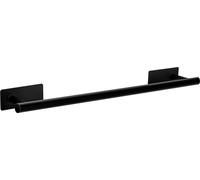 Porte-serviettes autocollant - env. 50 cm - barre porte-serviettes murale sans percer en noir