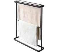 Porte-serviettes autoportant avec 5 rails, solution peu encombrante pour petites salles de bains, cuisines et hôtels